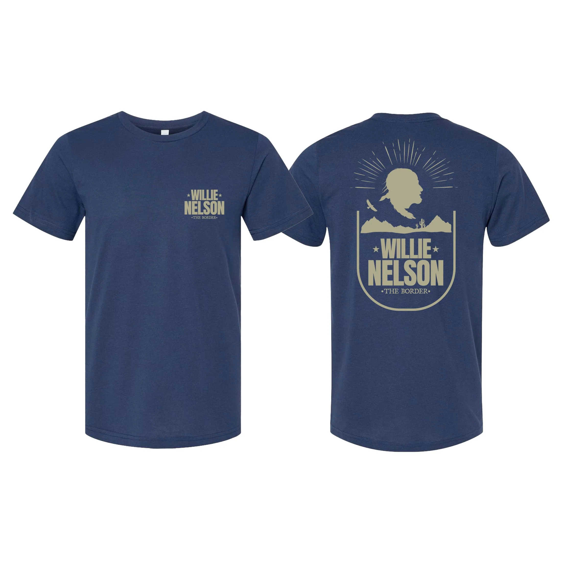 277-willie-nelson-the-border-t-shirt-1.webp Willie Nelson - The Border T-Shirt