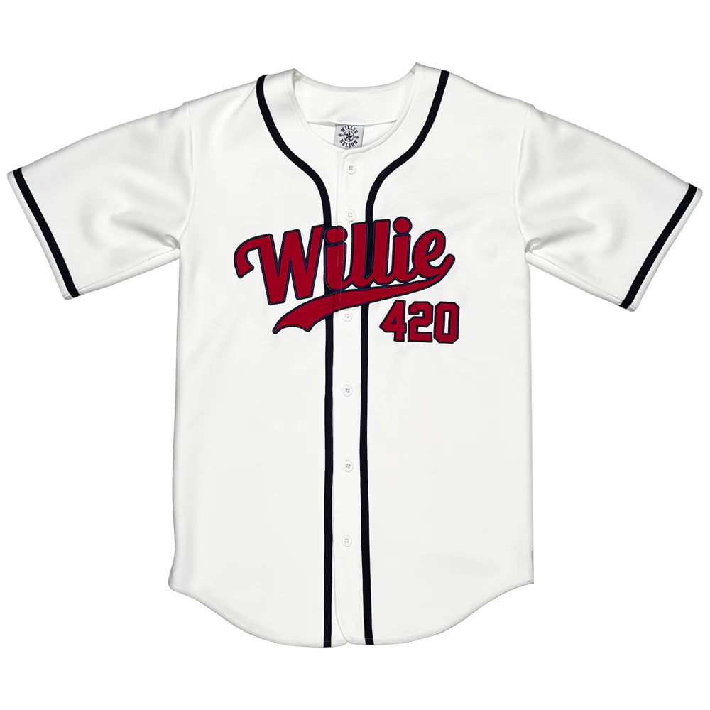 Willie Nelson 420 Baseball Jersey