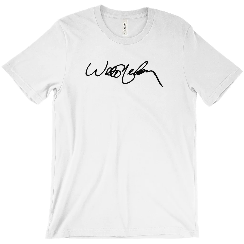 Willie Nelson Signature T-Shirt (White)